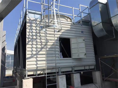 玻璃鋼冷卻塔對廢熱進行處理的工作原理,玻璃鋼冷卻塔結構圖